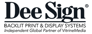 Dee Sign Backlit print & Display Systems Independent Global Partner of VitrineMedia