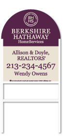Berkshire Hathaway HomeServices Sign with H Style Frame