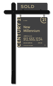 Century 21®1 Hanging Signs with Color Photo