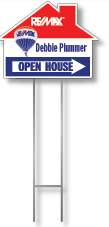 REMAX House & Arrow Shaped Signs